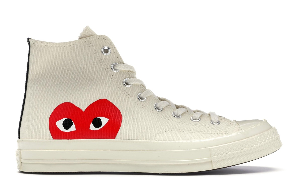 Converse Chuck Taylor All-Star 70 Hi Comme des Garcons PLAY White –  Centrall Online