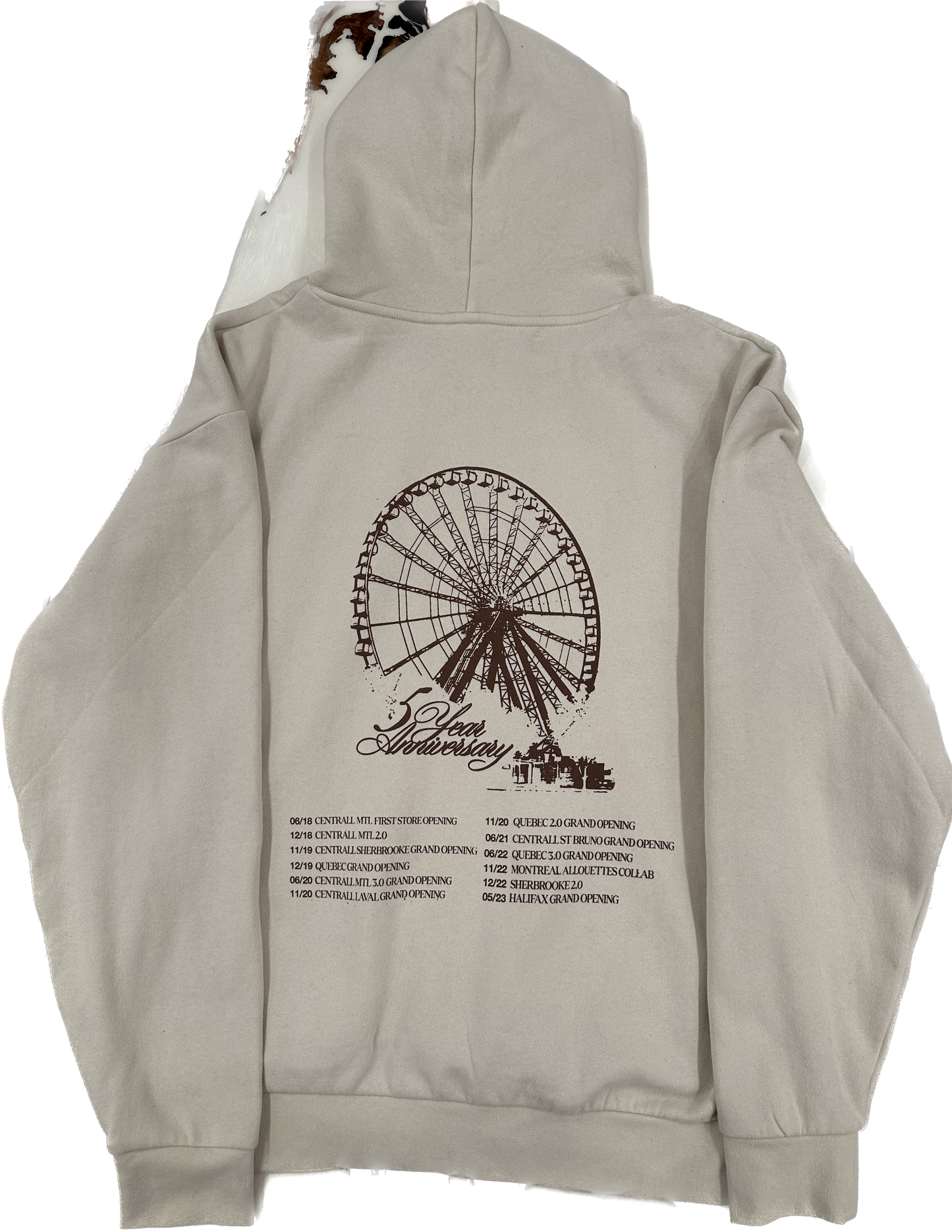 Centrall Wheel Hoodie Ivory