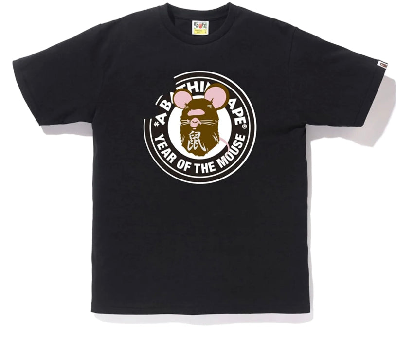 Bape Year of the Mouse Tee "Black"