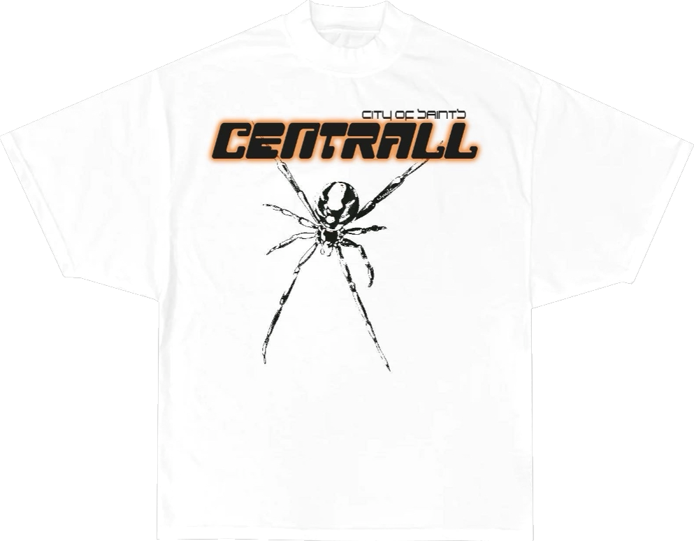 Centrall "City of Lights" Spider Tee White
