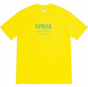 Supreme Anno Domini Yellow Tee - Centrall Online