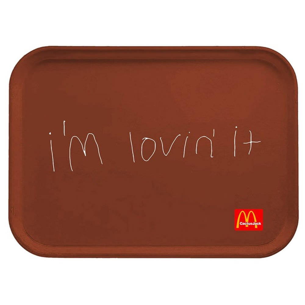Travis Scott x McDonalds I'm Lovin' It Lunch Tray - Centrall Online