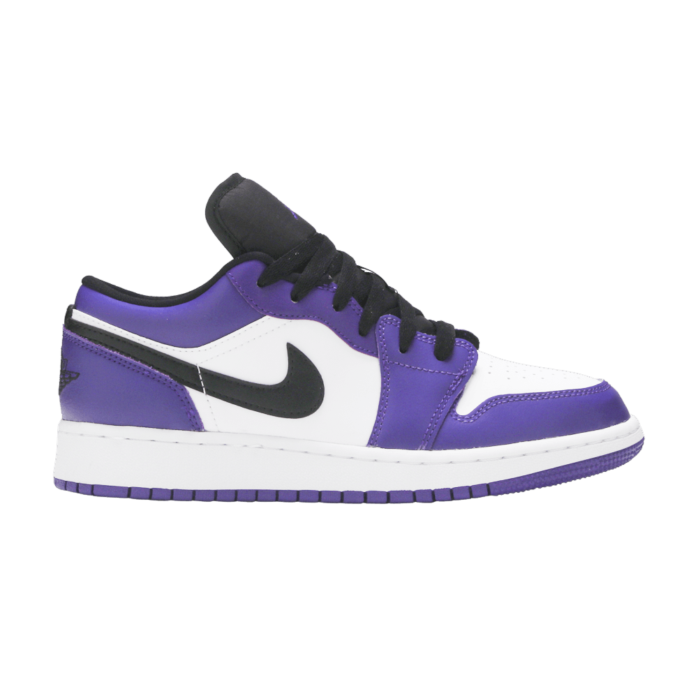 Jordan 1 Low Court Purple White (GS)