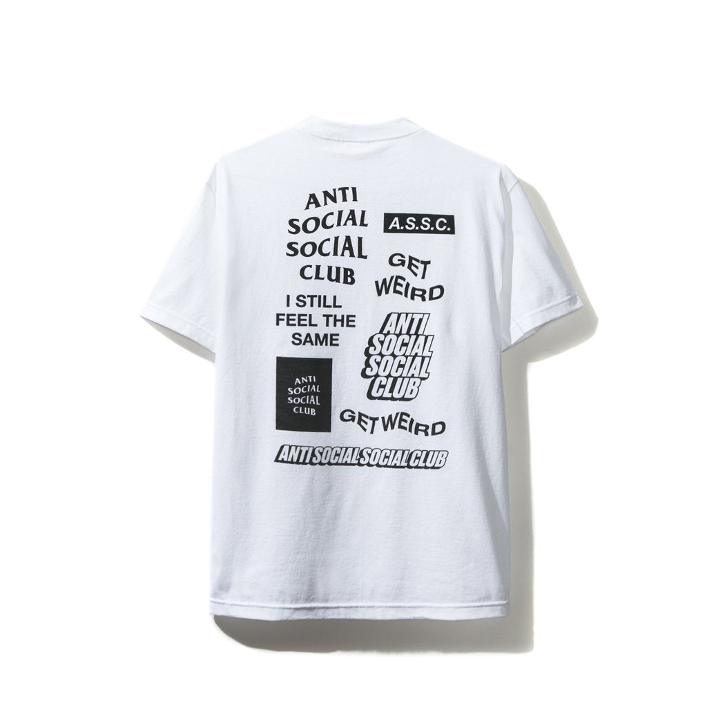 Anti social social club Bukake white tee - Centrall Online