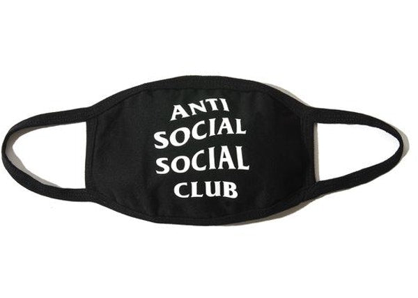 Anti Social Social Club Medical Mask Black - Centrall Online