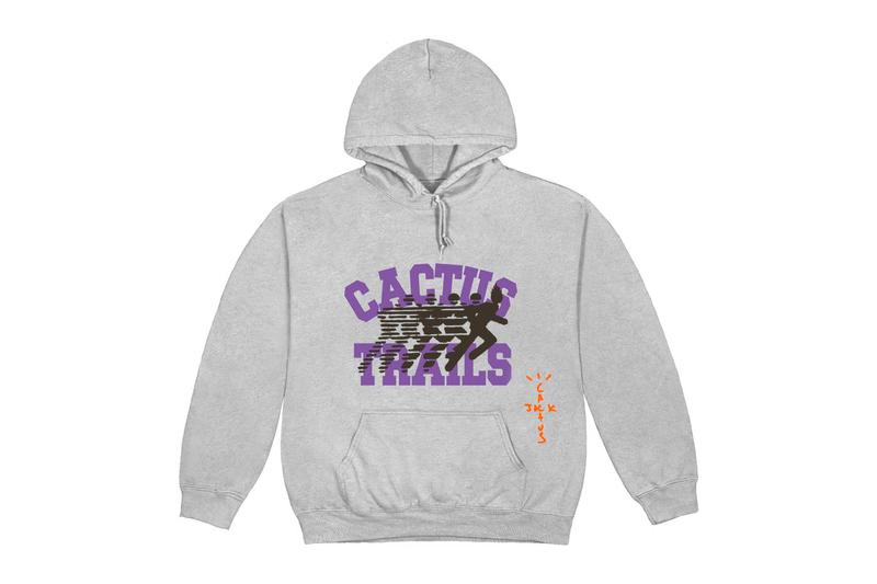 Cactus Jack Grey Hoodie Trail - Centrall Online
