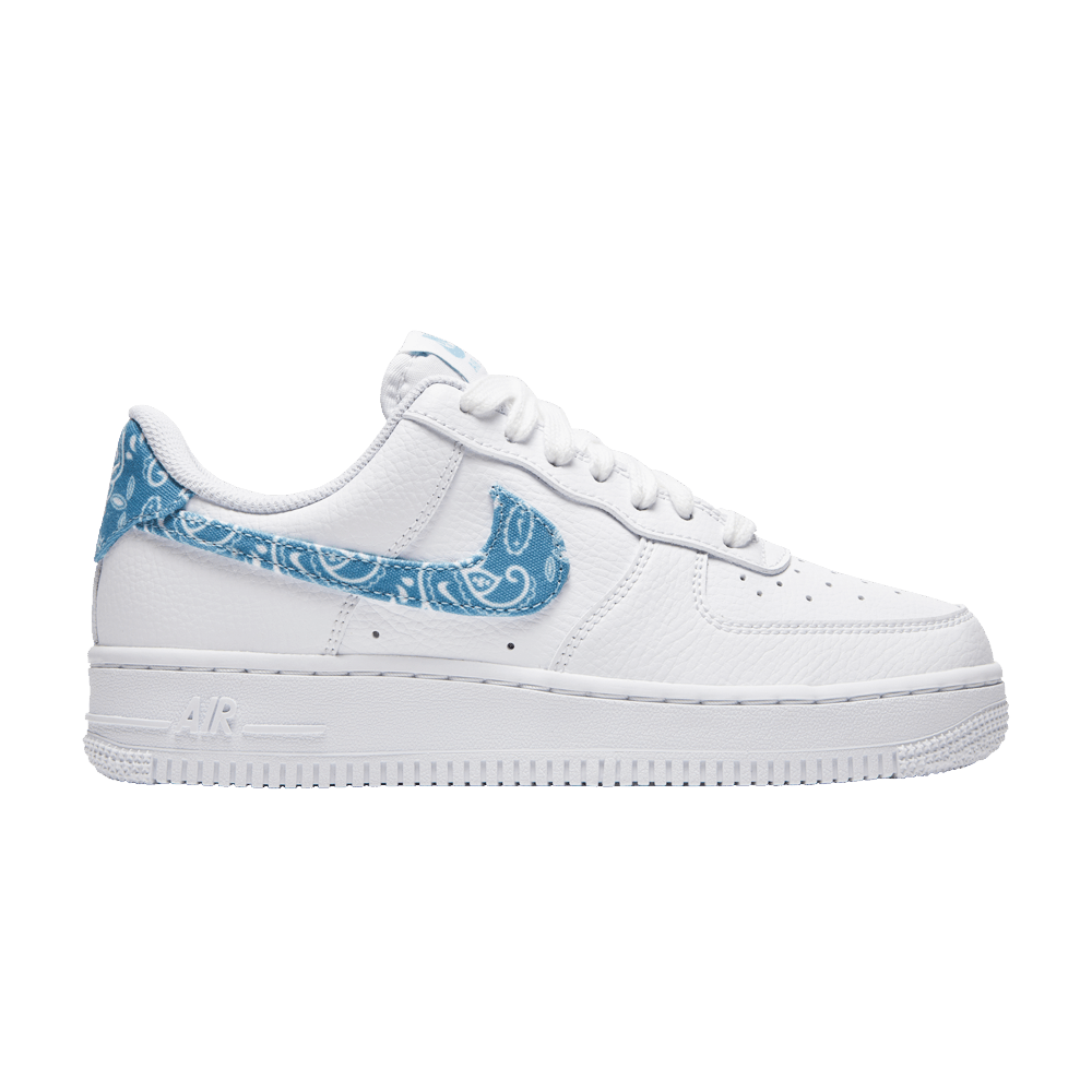Nike Air Force 1 Low '07 Essential White Worn Blue Paisley (W)