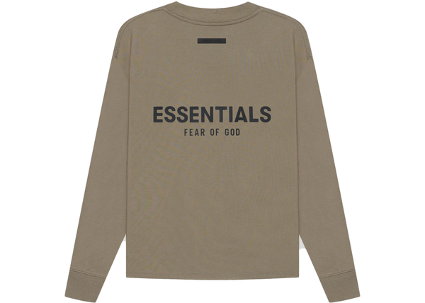 FEAR OF GOD ESSENTIALS Long Sleeve T-shirt Taupe - Centrall Online