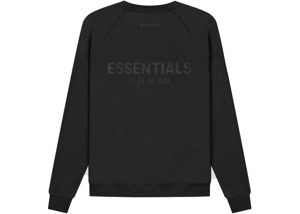 FEAR OF GOD ESSENTIALS Pull-Over Crewneck Black/Stretch Limo - Centrall Online