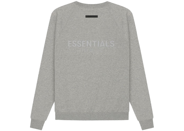 FEAR OF GOD ESSENTIALS Pull-Over Crewneck Dark Heather Oatmeal - Centrall Online