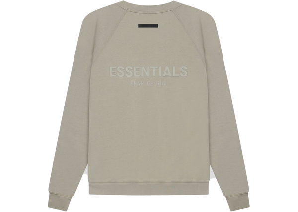 FEAR OF GOD ESSENTIALS Pull-Over Crewneck Moss/Goat - Centrall Online
