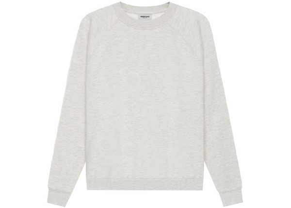 FEAR OF GOD ESSENTIALS Pullover Crewneck Light Heather Oatmeal - Centrall Online