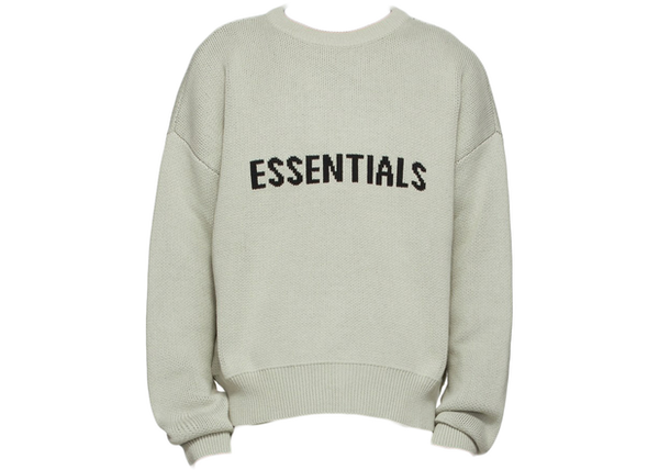 Fear of God Essentials SSENSE Exclusive Pullover Sweater Concrete - Centrall Online