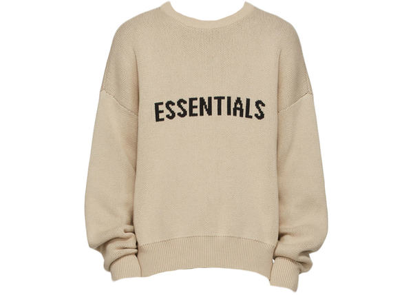 Fear of God Essentials SSENSE Exclusive Pullover Sweater Linen - Centrall Online