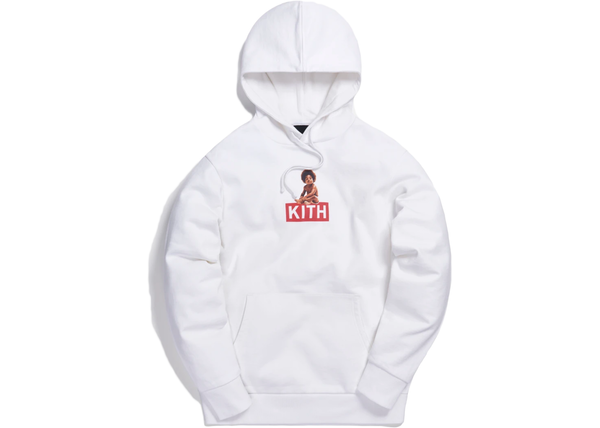 Kith x Biggie Classic Logo Hoodie White - Centrall Online