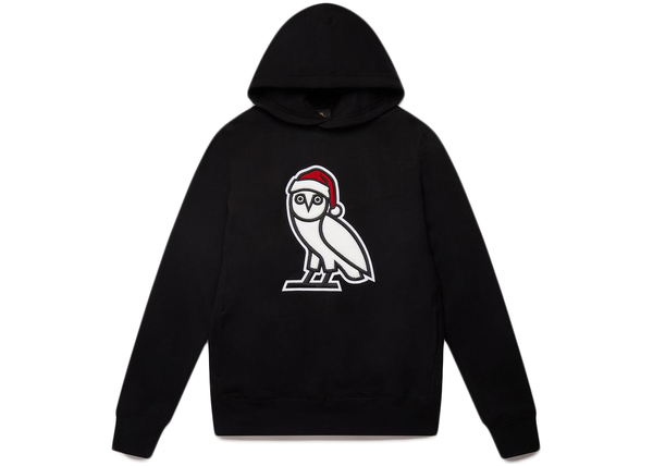 OVO Holiday Owl Hoodie Black - Centrall Online