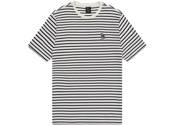 OVO Nautical Stripe T-Shirt Navy - Centrall Online