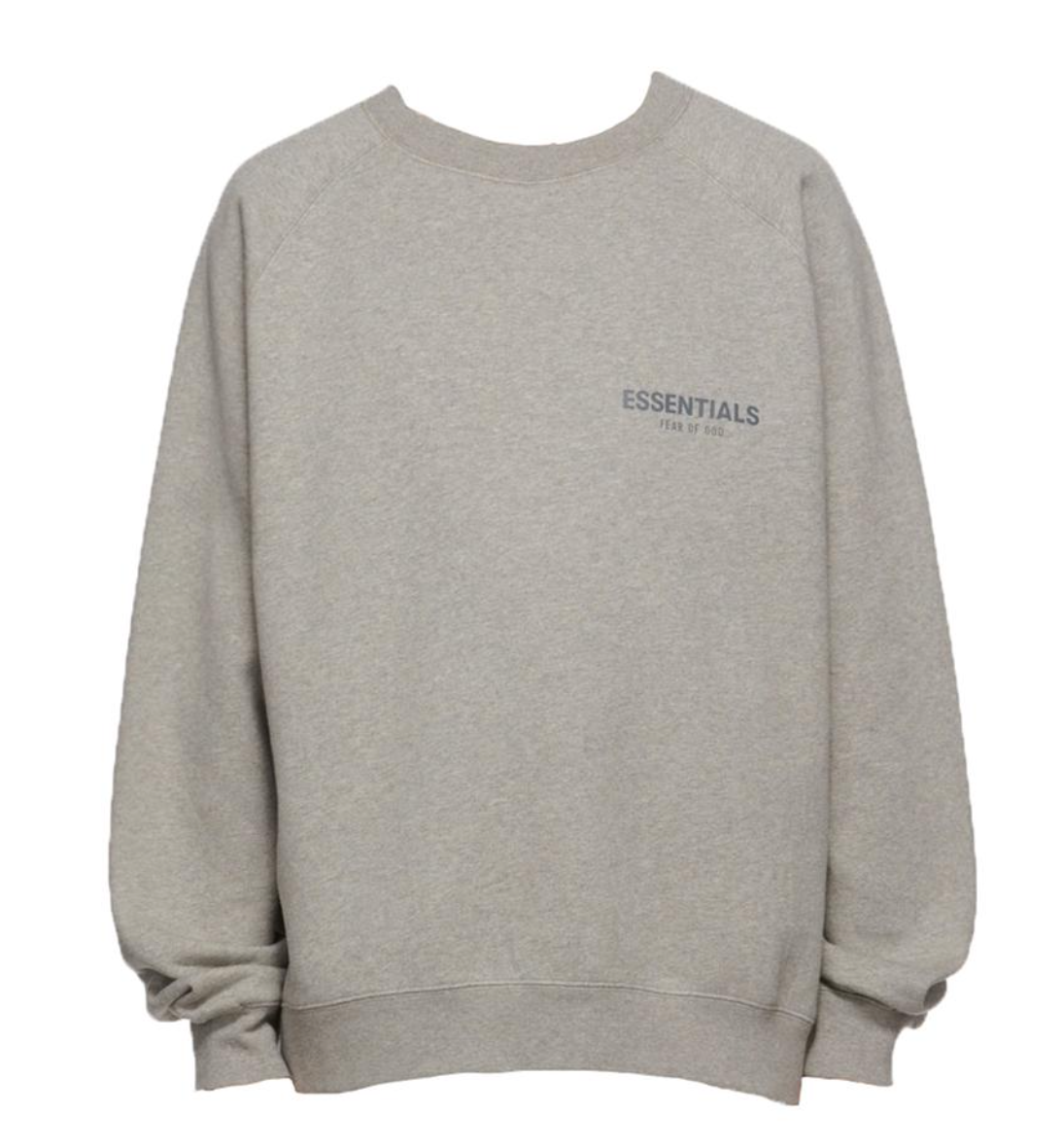 Fear of God Essentials Core Collection Crewneck Dark Heather Oatmeal - Centrall Online