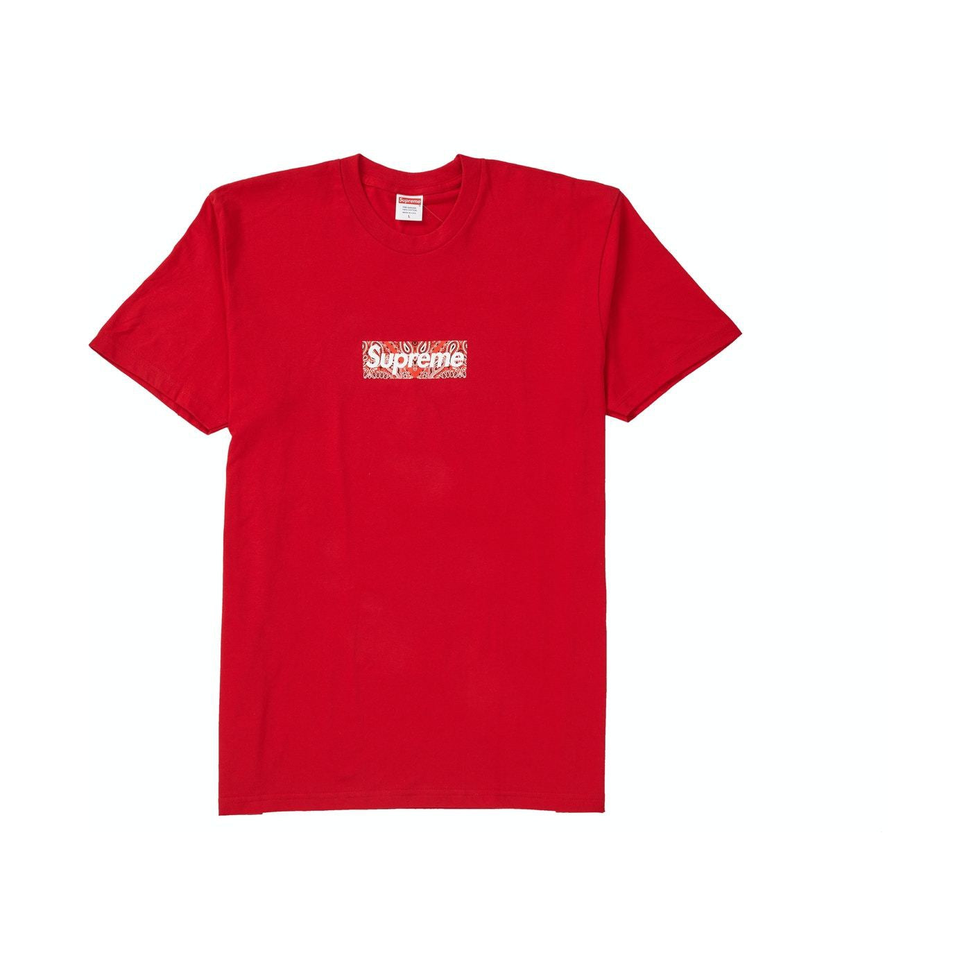 Supreme Bandana Box Logo Tee Red – Centrall Online