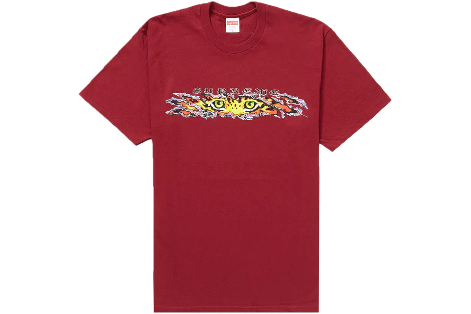 Supreme Eyes Tee Cardinal - Centrall Online
