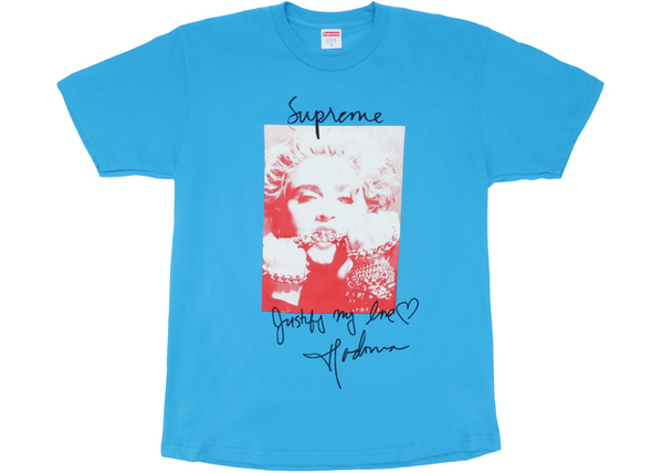 Supreme Madonna Tee Bright Blue - Centrall Online