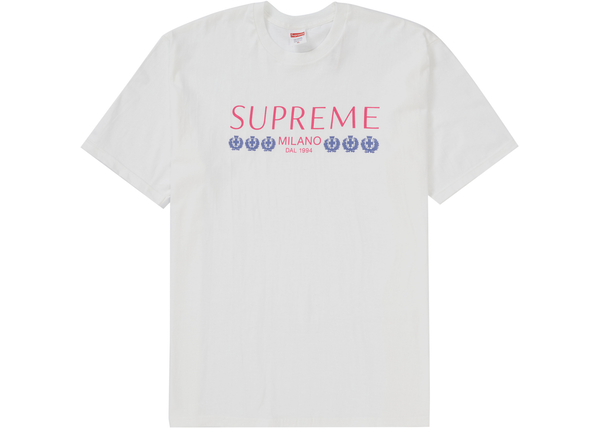 Supreme Milano Tee White - Centrall Online