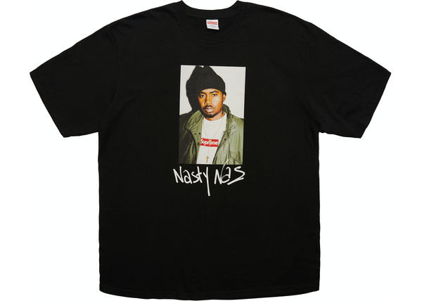 Supreme Nas Tee Black - Centrall Online