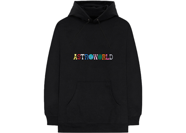 Travis Scott Astroworld Logo Hoodie Black - Centrall Online