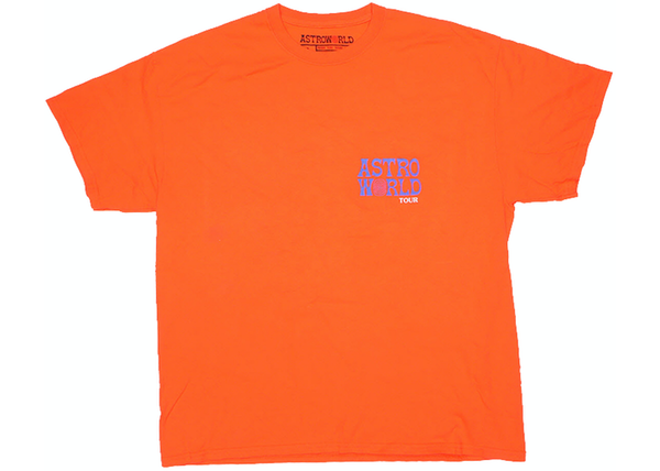 Travis Scott Astroworld NY Exclusive T-shirt Orange - Centrall Online