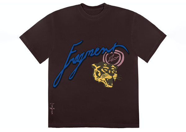 Travis Scott Cactus Jack For Fragment Icons Tee Brown - Centrall Online