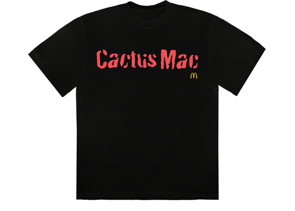 Travis Scott x McDonald's Cactus Mac T-shirt Black - Centrall Online