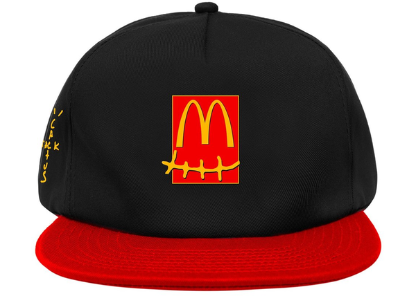 Travis Scott x McDonald's Smile Hat Black/Red - Centrall Online