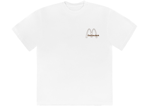 Travis Scott x McDonald's Vintage Action T-Shirt White - Centrall Online