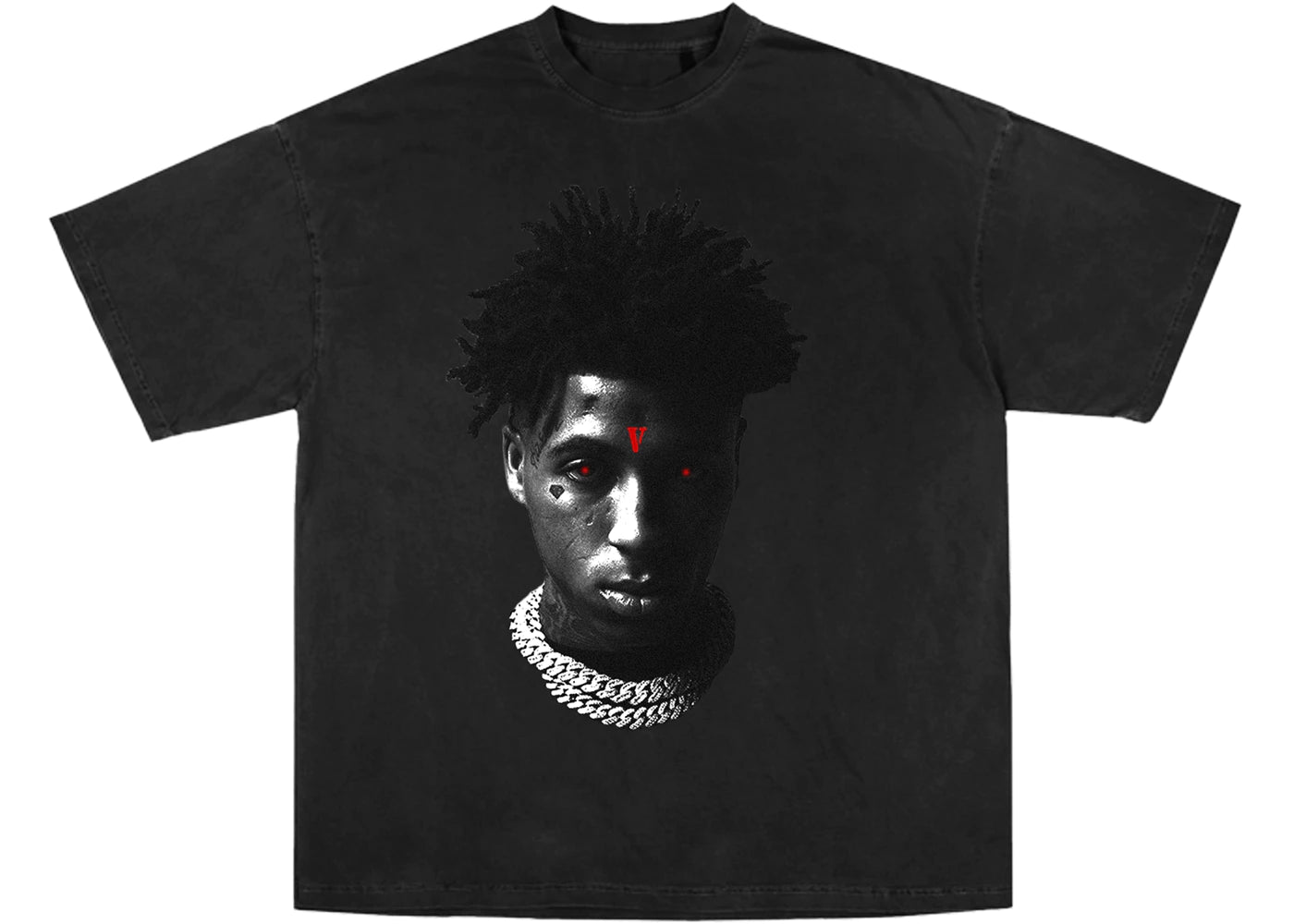 YoungBoy NBA x Vlone Reaper's Child Tee black - Centrall Online