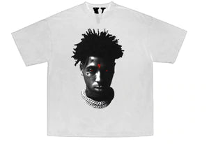 YoungBoy NBA x Vlone Reaper's Child Tee White - Centrall Online