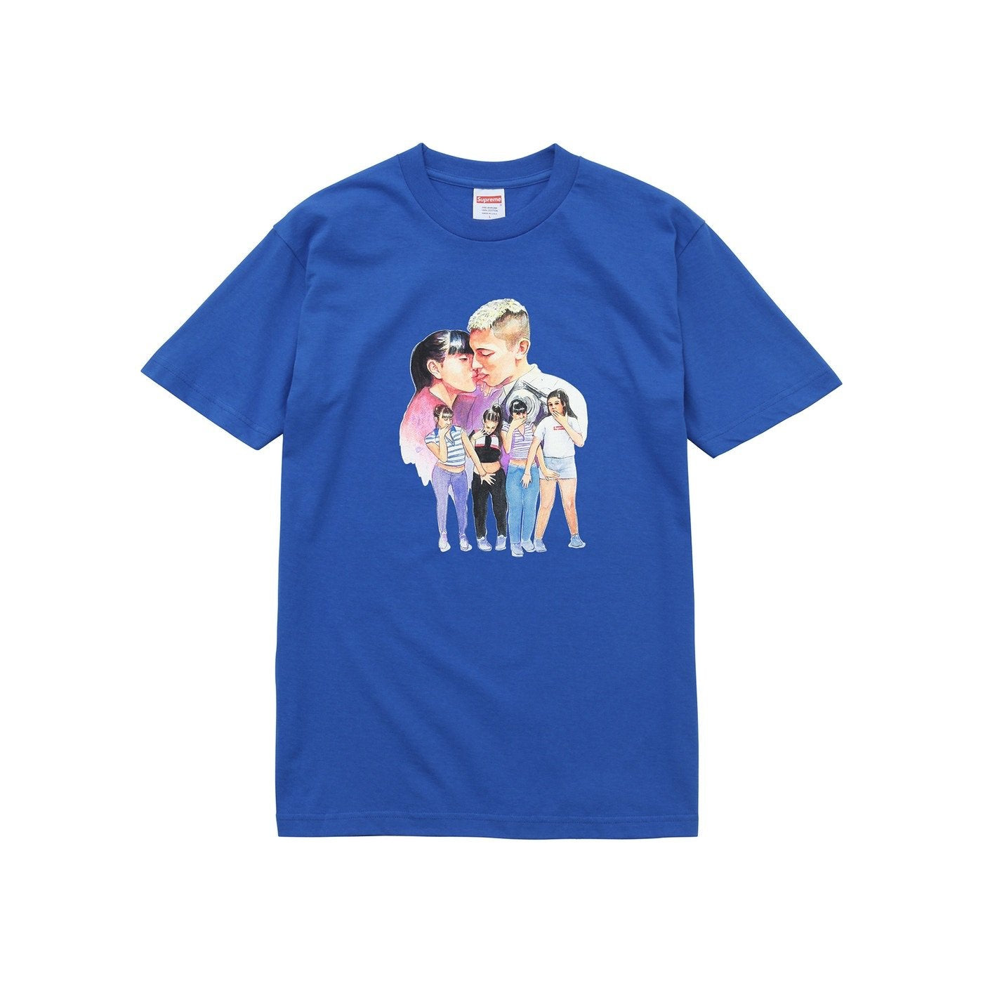 Supreme Kiss Tee Royal Blue - Centrall Online