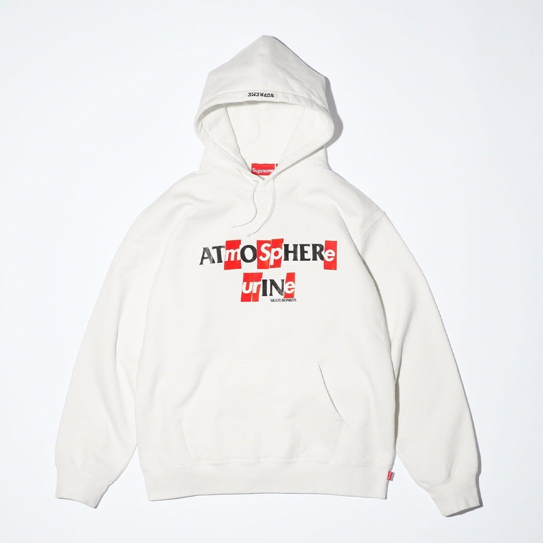 Supreme Atmosphere Skateboard Hoodie - White - Centrall Online