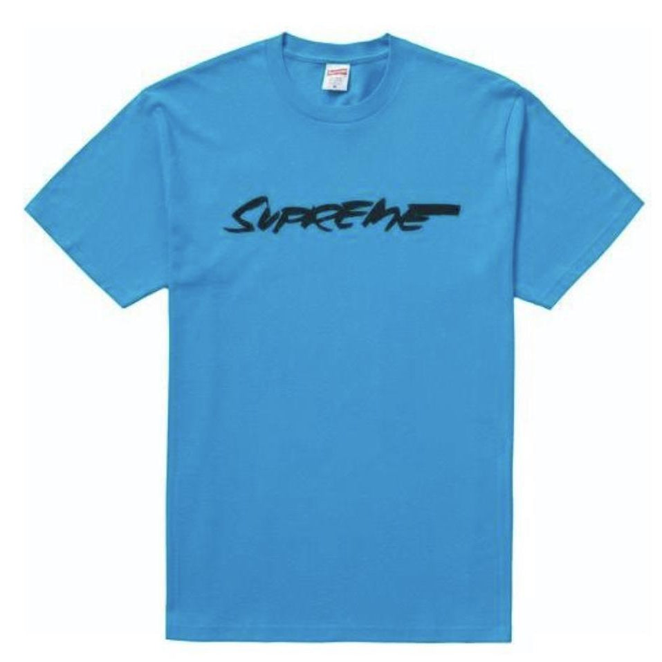 Supreme Futura Logo Tee Bright Blue  not good - Centrall Online