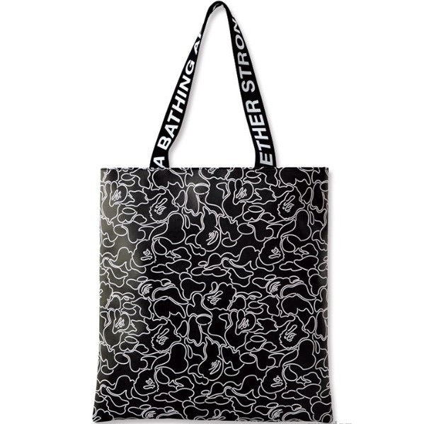 Bape Neon Camo Tote Bag (Black & White) - Centrall Online