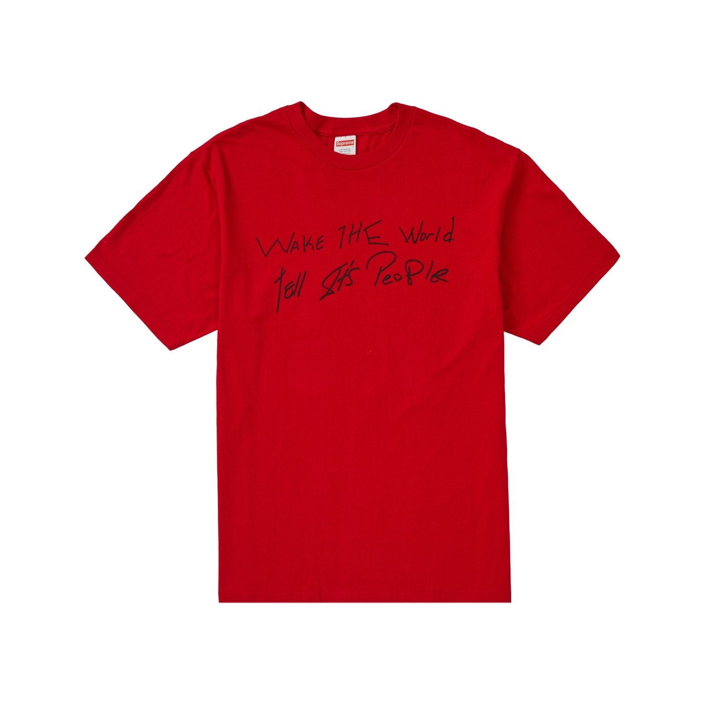 Supreme wake the world tee red - Centrall Online