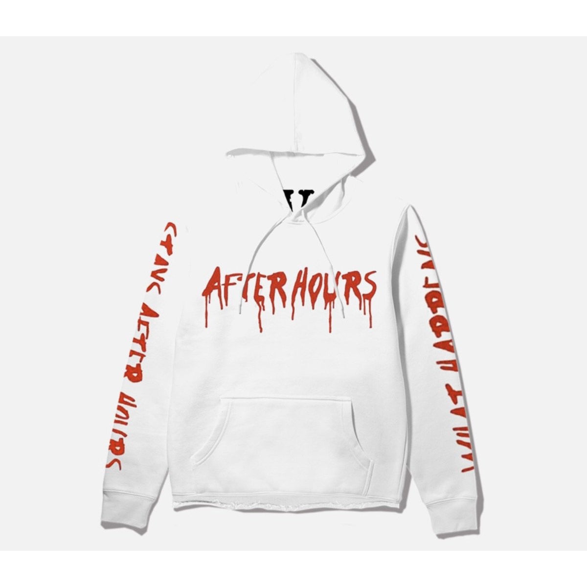 Vlone x After Hours White Hoodie - Centrall Online
