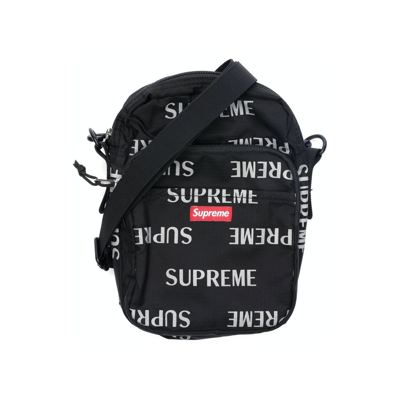 Supreme 3M reflective black shoulder bag - Centrall Online