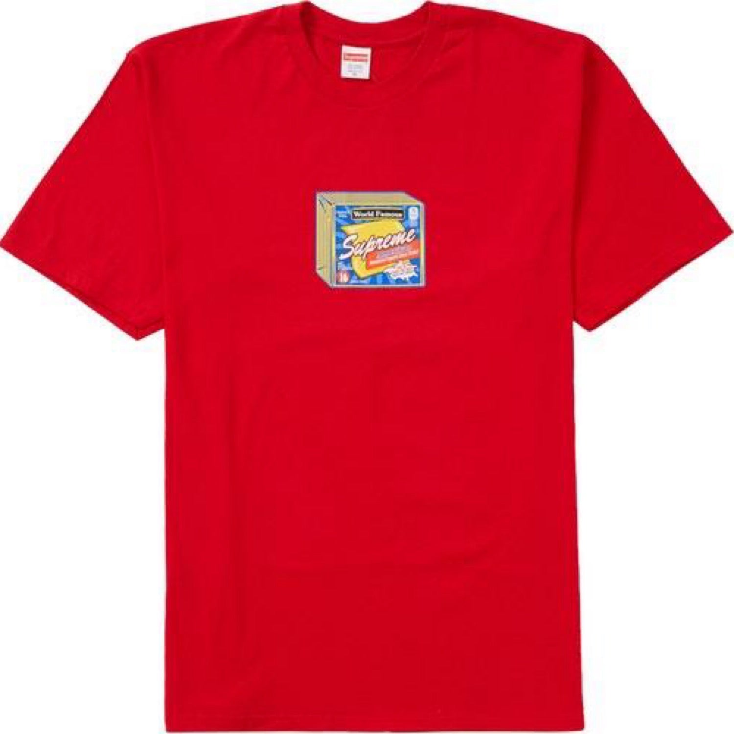 Supreme "Cheese Tee" Red - Centrall Online