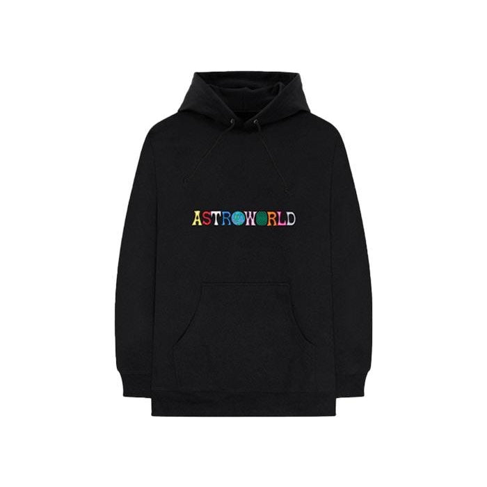 Travis Scott Astroworld Logo Hoodie “Black” - Centrall Online