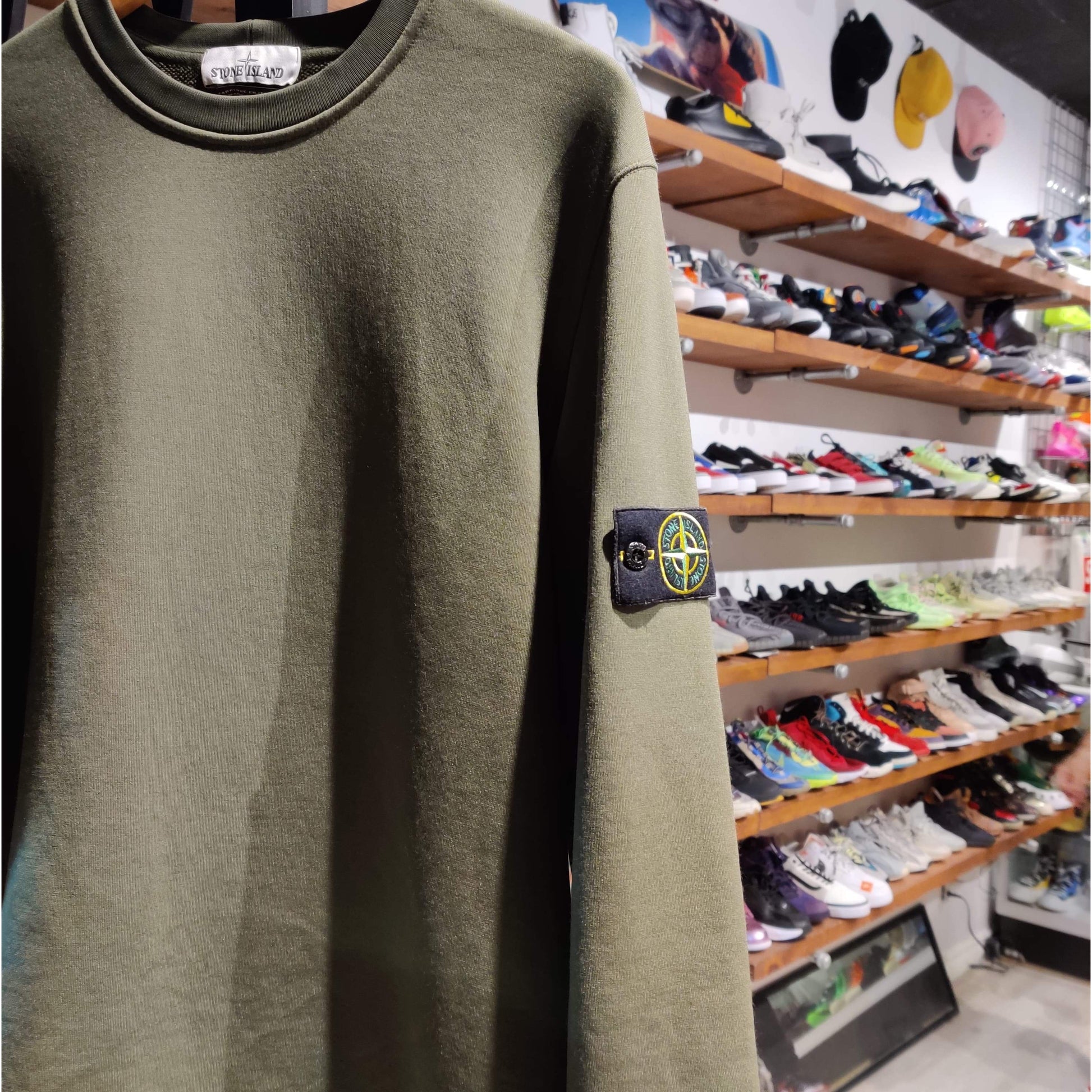 Stone Island “Forest Green” crewneck - Centrall Online