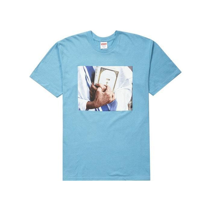 Supreme Bible Tee Teal - Centrall Online