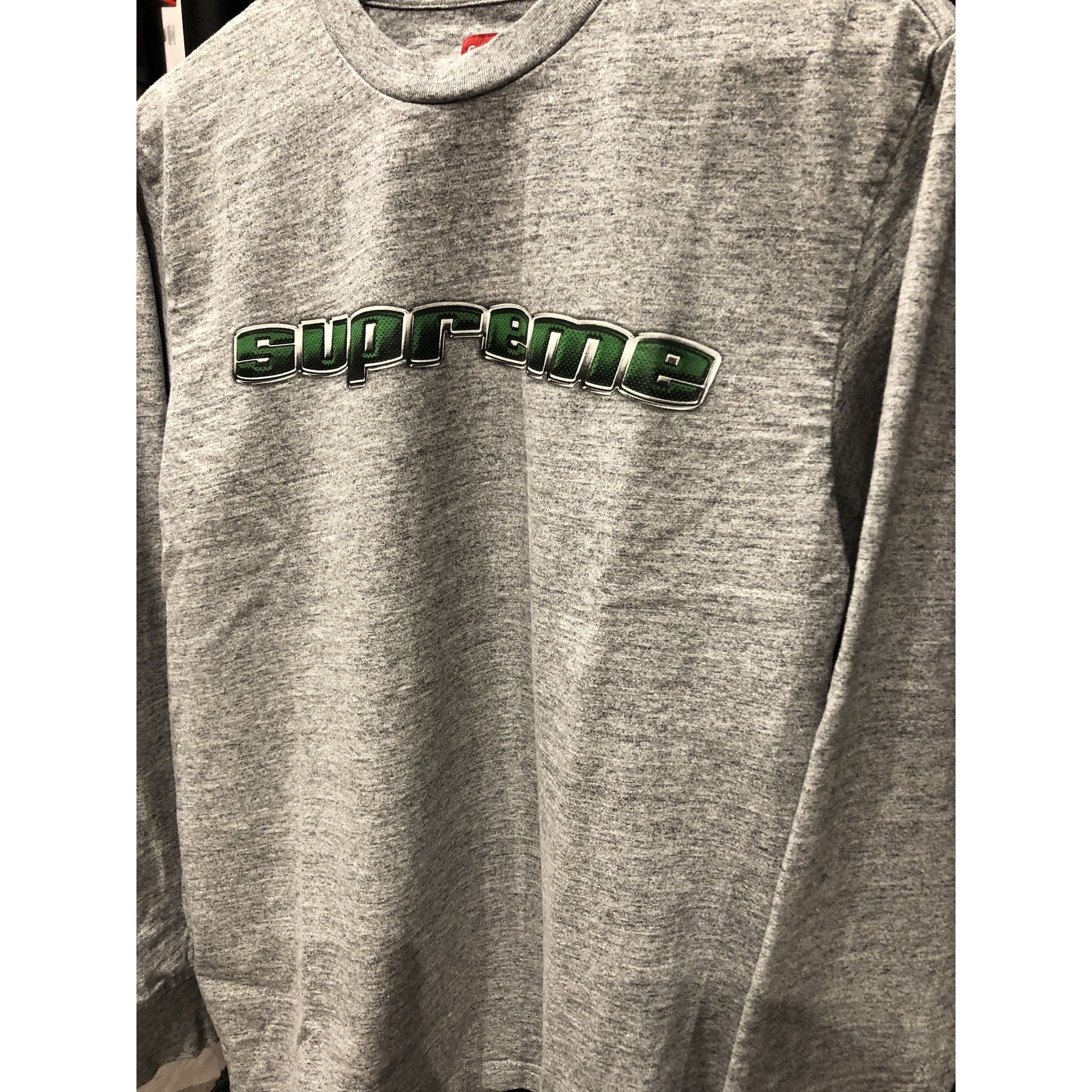 Supreme "Grey/Green" Long Sleeve - Centrall Online