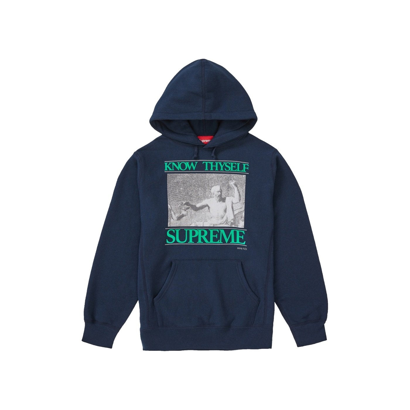 Supreme know thyself Hoodie (Navy) - Centrall Online