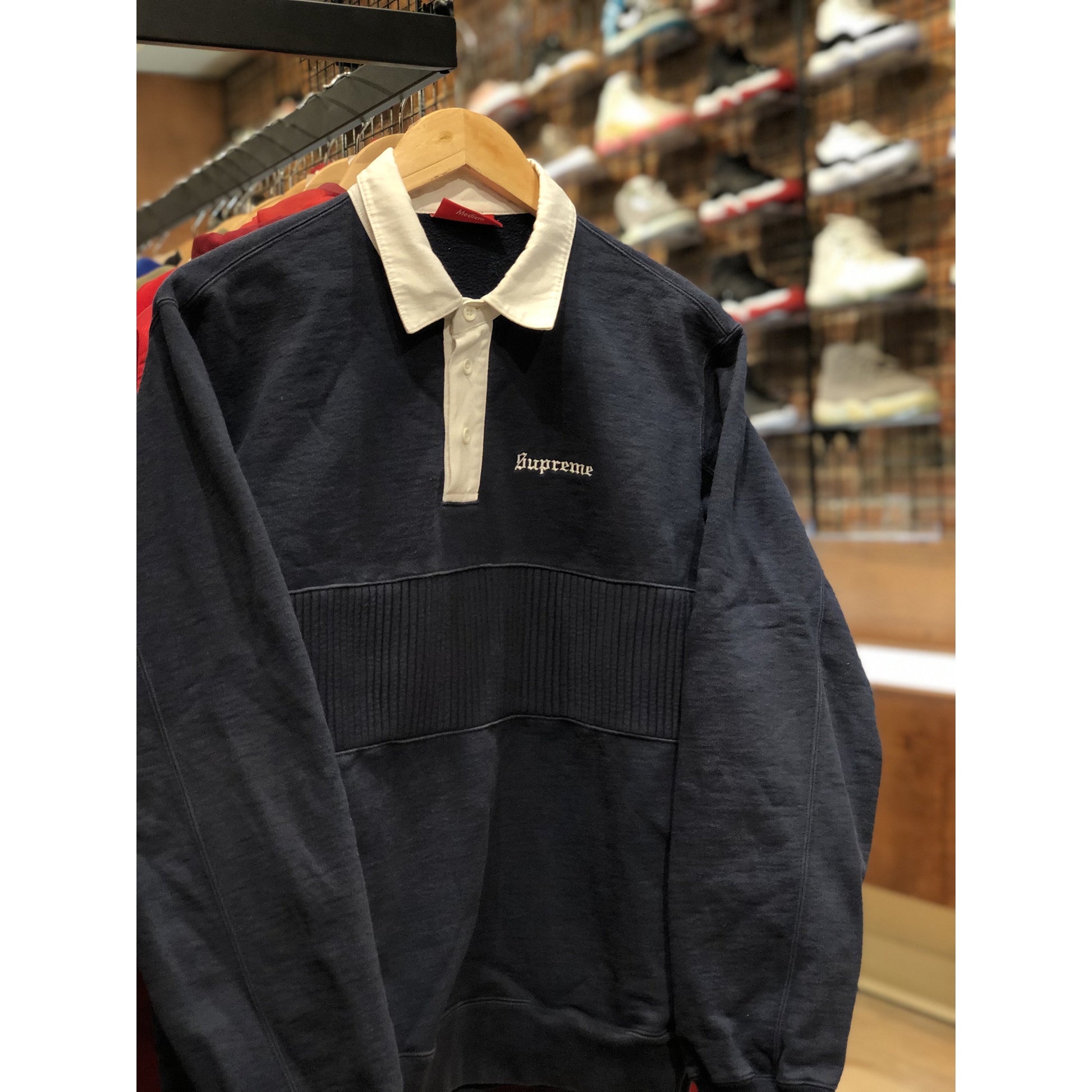 Supreme LS Polo Navy - Centrall Online