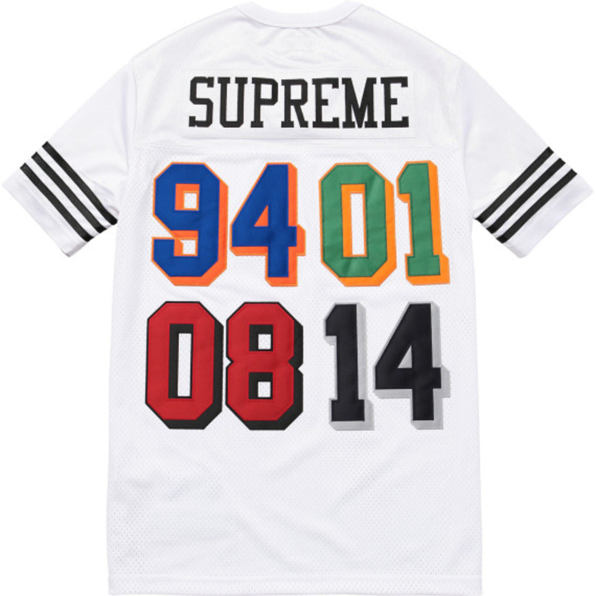Supreme White Football jersey - Centrall Online